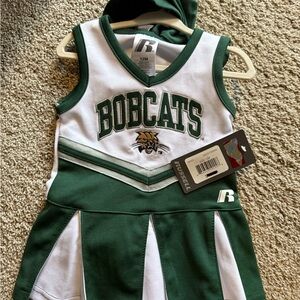Russell Athletic Green and White Bobcats Cheer Dress
